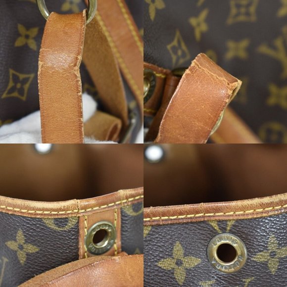 LOUIS VUITTON Petit Noe Drawstring Shoulder Bag Monogram Leather - Picture 13 of 14